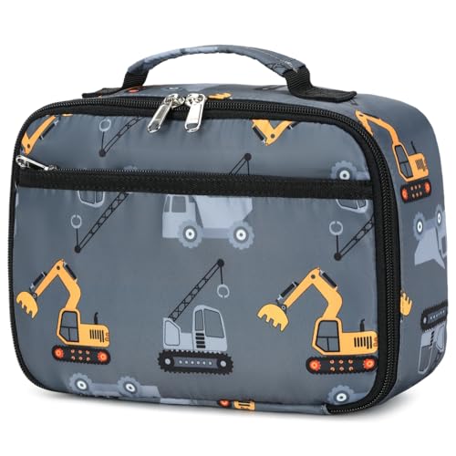 Image of CAMTOP Lunch Box Kids Boys Insulated Lunch Cooler Bag Reusable Lunch Tote Kit for School Travel