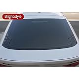 2PCS Car Rear Windshield Side Spoiler, Compatible with Audi A5 S5 RS5 B9 B8 B8.5, Rear Wing Trim Side Vents Window Louvers Exterior,1-Glossy Black - Image 3