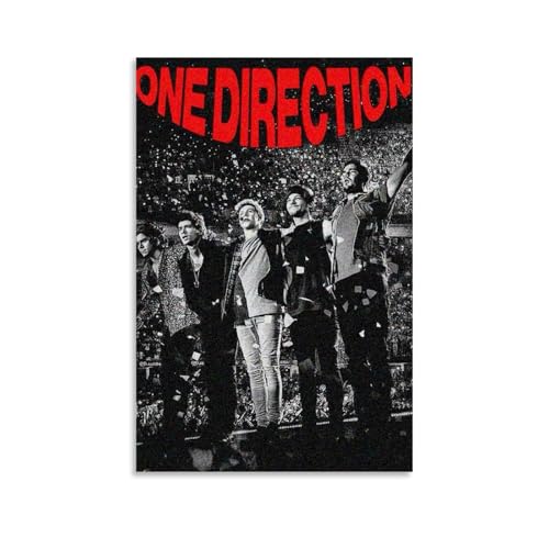 HUERIER One Direction - Póster estético para habitación, lienzo decorativo para pared, lienzo artístico para dormitorio, 20 x 30 cm, estilo sin marco