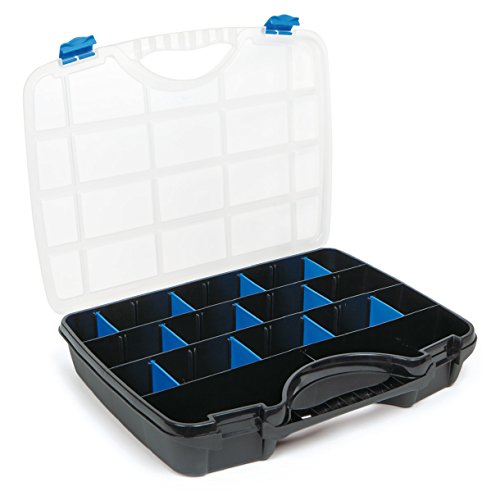 Tayg Sortimentskasten Basic Box 01/312 x 238 x 51 mm/bis zu 26 Fächer/schwarz-blau, schwarz, 022555