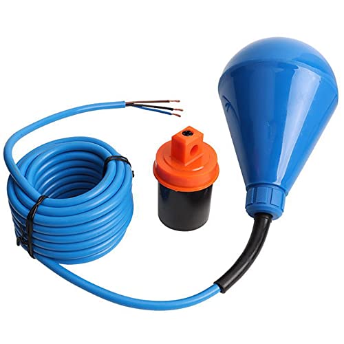 Togbel Interrupteur à Flotteur Robuste pour Les Eaux UséEs, Les Solides en Suspension et Les Liquides Visqueux (Longueur de Ligne 10 MèTres) Cover