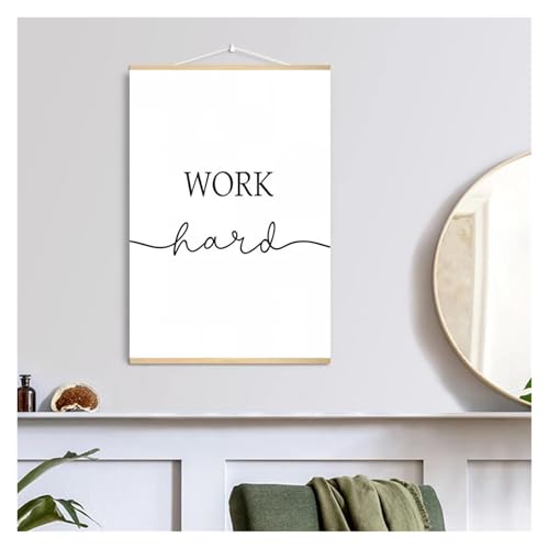 Impression sur toile peinture salon citations positives Ré