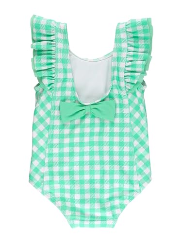 Image of RuffleButts Baby /Toddler Girls Ruffle Strap One Piece Swimsuit w /UPF 50+ Sun Protection