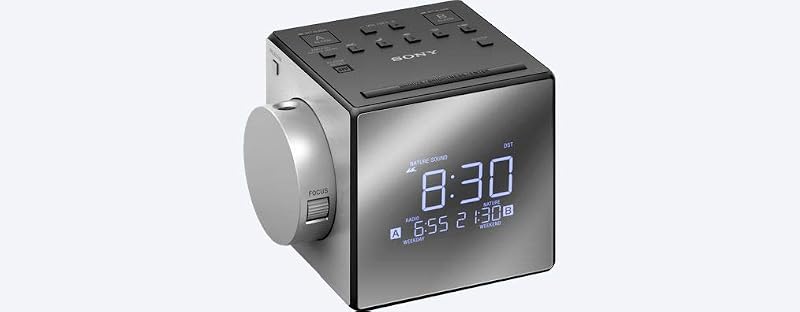 Sony ICFC1PJ Radio reloj con proyector de tiempo (parlante de 1,57 pulgadas)