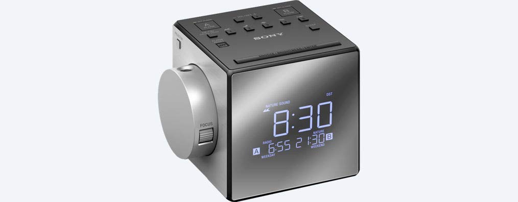 Sony ICFC1PJ Clock Radio with Time Projector 1 57-Inch Speaker