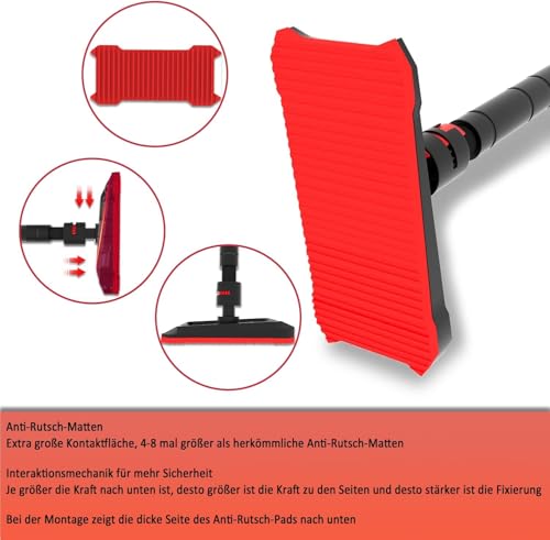 Barra de dominadas para puerta ajustable de 70 a 100 cm sin tornillos para casa 4