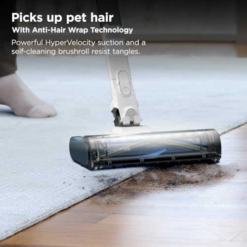 Image of Shark PowerPro Plus Cordless Stick Vacuum, Pure Water, IZ377H