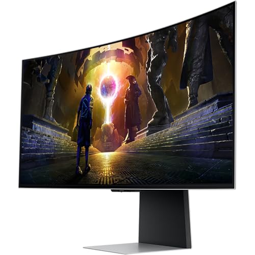 Image of Samsung 34 inch Odyssey OLED G8 G85SD 175Hz 0.03ms Curved Gaming Monitor Bundle with Tech Smart USA Elite Suite 18, 2X 4K HDMI Cable & Deco Gear CPS Exclusive 26 Month Protection Pack (BEACH-CPS-261000)