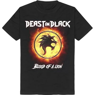 Beast in Black Blood of A Lion ShirtmMens T-Shirt Metal Band Tshirt Size XL | Ya disponible en tu tienda friki favorita! En mundofriki.es!