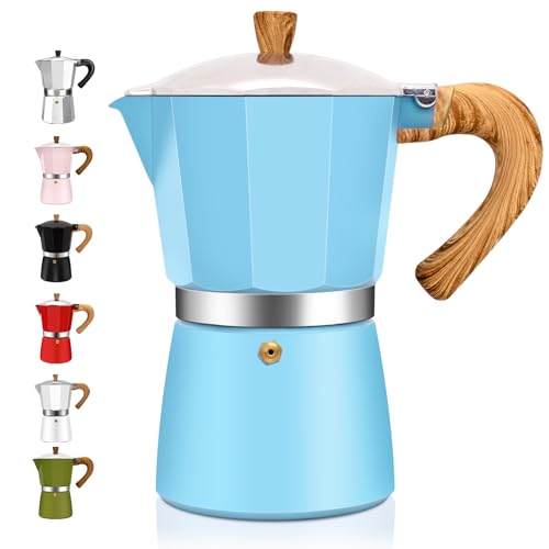 Image of 3 Cup Aluminum Espresso Stovetop Moka Pot Express Coffee Maker Percolator Italian Classic Mocha Coffee Machine for Italian and Cuban Cafe Brewing for Home & Camping 150ml 5oz