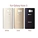 For Samsung Galaxy Note 5 OEM Rear Housing Back Case Battery Door Cover with Adhesive Pre-installed (White)
