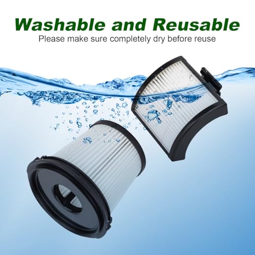 Image of IW3511 BU3521 Filters For Shark IW3511 IW1111 IW1120 Detect Pro Lightweight Cordless Stick Vacuum Cleaner and Shark BU3523 Clean Empty Portable Handheld Vacuum,2 HEPA Filter + 2 Pre-motor Dust Filter