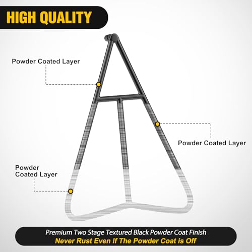 Image of Nilight Dirt Bike Triangle Stand T-Shaped Motorcycle Support | Rear Wheel Paddock Stand for 80-500cc Supermoto Motocross Enduro Pit Bike