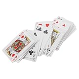 BELLIFFY Braille Pokerkarten Großformat Blindenfreundlich Karten für Sehbehinderte Erwachsene Lernspiel Hilfsmittel Spielkartensatz für Barrierefreies Kartenspiel