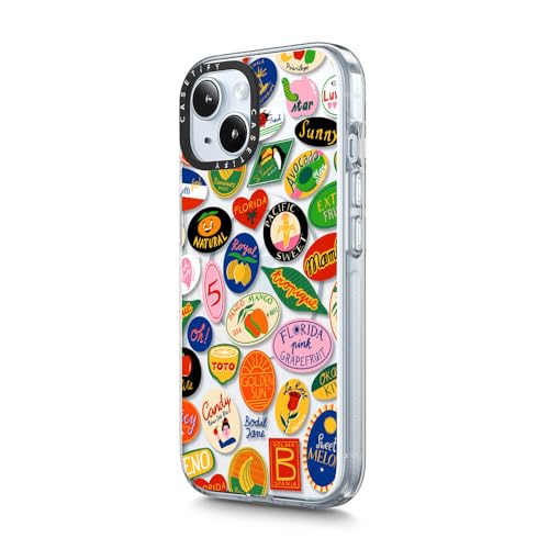 Coque transparente iPhone 15 CASETiFY compatible MagSafe motif fruits - 6