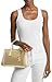 Michael Kors Laila Small Satchel, Gold-Tone Hardware/Pale Gold