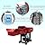 THUXEON 6-Blade Grass Cutting and Silk Kneading Machine, 220V Hay Cutter Kneader Grinder, with Conveyor, 3KW Crushing Corn Peanuts Straw Wheat, 2500KG/H