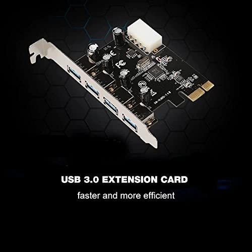 Etzin USB 3.0 Expansion 4 Ports PCIe Card USB 3.0 Express Card Desktop Compatible Windows XP/7/8/10, Superspeed 5.0Gbps Controller Card Conversion... - Image 6