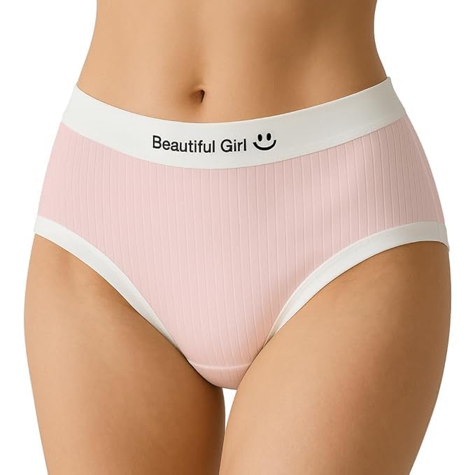 XYDRIQA Beautiful Girl Mid-Rise Hipster Panties Cotton Comfortable Fit Hipster Underwear Panties for Ladies & Girl Daily Use (in, Alpha, XL, Regular, Pink)-image-8