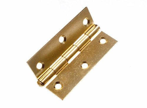 Charnières en laiton plaqué de 87 mm lot de 5 pour une finition dorée haut de gamme