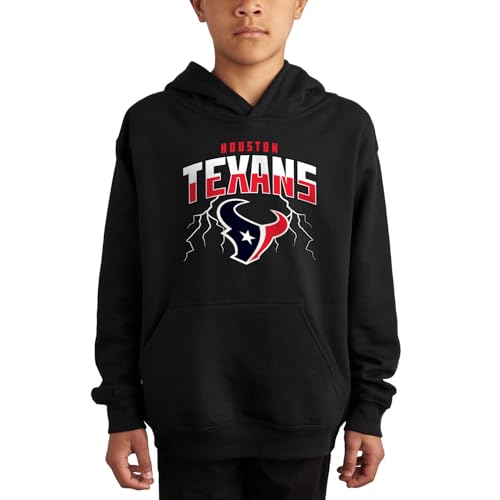 Junk Food NFL - Houston Texans Lightning Kids Hoodie Black - image 1