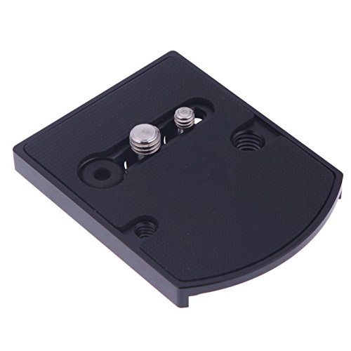 RETYLY Support d'objectif pour la Camera 410PL Plaque de degagement Rapide pour manfrotto 405 410 pour systeme de largage Rapide RC4 - Noir – vue 3