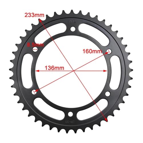 Pignon arrière de moto 40T adapté for F650ST pour vos trajets - 3