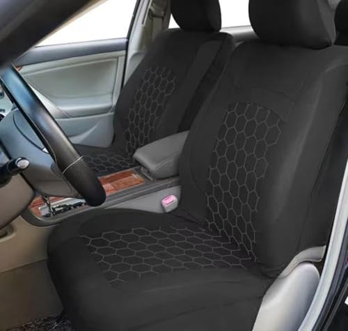 DIALFA Housse de Siege Voiture pour Nissan Pickup NP300 NAVARA, Confortable Antidérapants Imperméable Et Respirant Quatre Saisons Protection Couvre Voiture Accessoires,A Black – vue 2