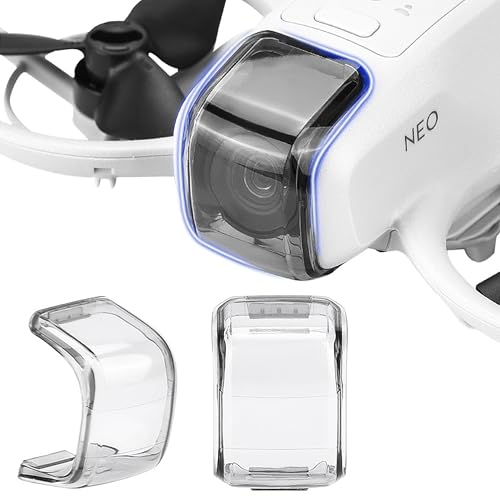 Copertura Protettiva In PC Per Gimbal DJI NEO 2, Trasparente Nera, Antipolvere, Peso 3,9 G