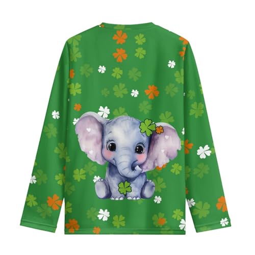 Kids Long Sleeve Shirt for Boys Girls Winter Tops2