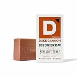 Duke Cannon Supply Co. Extra Large Bar Soap - Men's Natural Bar Soap With A Masculine Scent - Big American Bourbon USA-Made Soap - All Skin Types - Hydrating Big Brick of Soap - Bourbon,10 oz