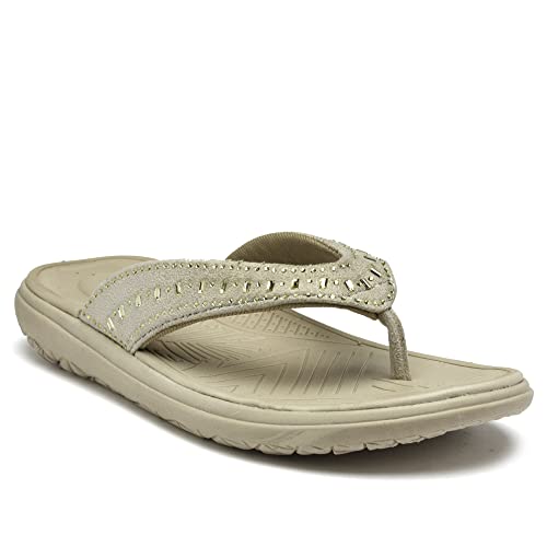 Image of SOLETHREADS PALM | Women slippers | Soft comfortable | Anti Skid | Stylish flip flop slippers for Women