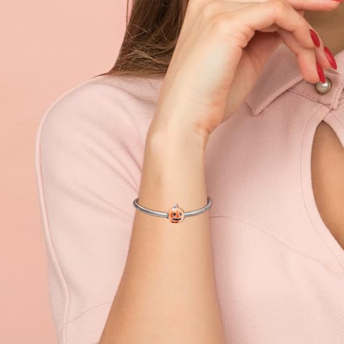 Halloween Fashion Charms for Bracelets and Necklace Pendant Bead Charm Jewelry Present for Women Family Friends4