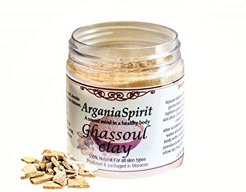 100% pure moroccan Natural kaolin clay rhassoul powder ghassoul clay Face Cleanser, anti aging, hair mask, body hair treatment, black dots remover, moisturizing body, shampoo, oily skin care natural c