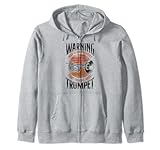 Este divertido diseño de trompeta lee la advertencia que puede empezar espontáneamente a hablar de trompeta y es una gran idea de regalo de trompeta de banda de jazz de latón para trompeta.