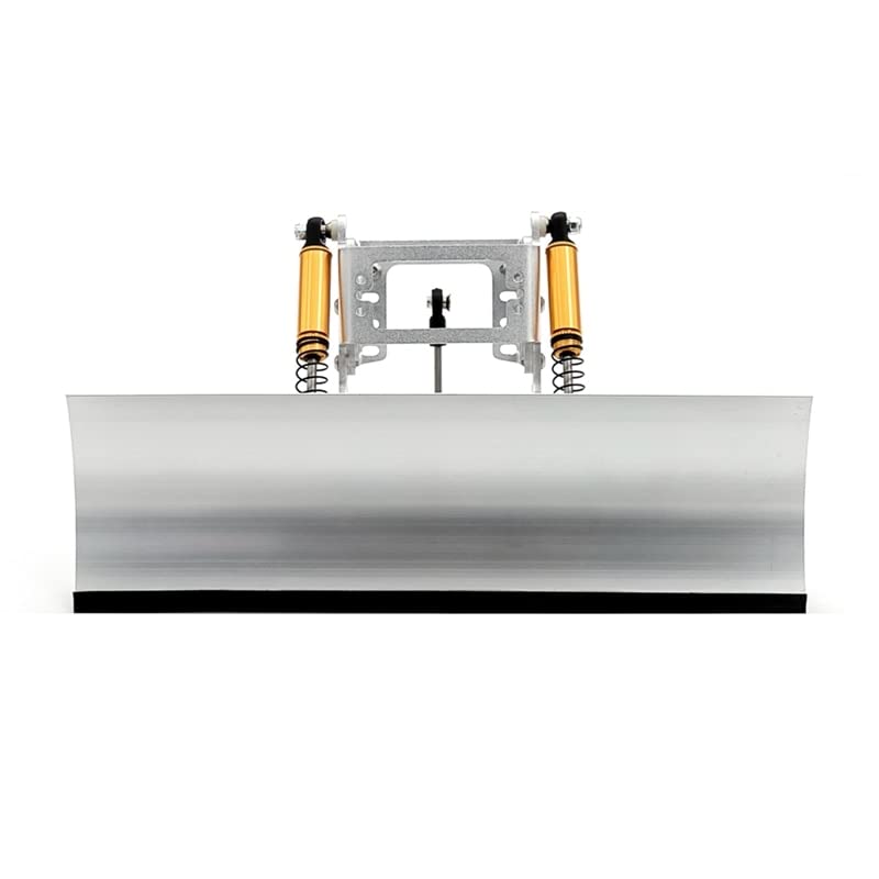 for 1/10 Remote Control Climbing Car Kit RTX4 Metal Snow Shovel SCX10 III 90046 Bidirectional Snow Shovel Tool - (Color: Silver)