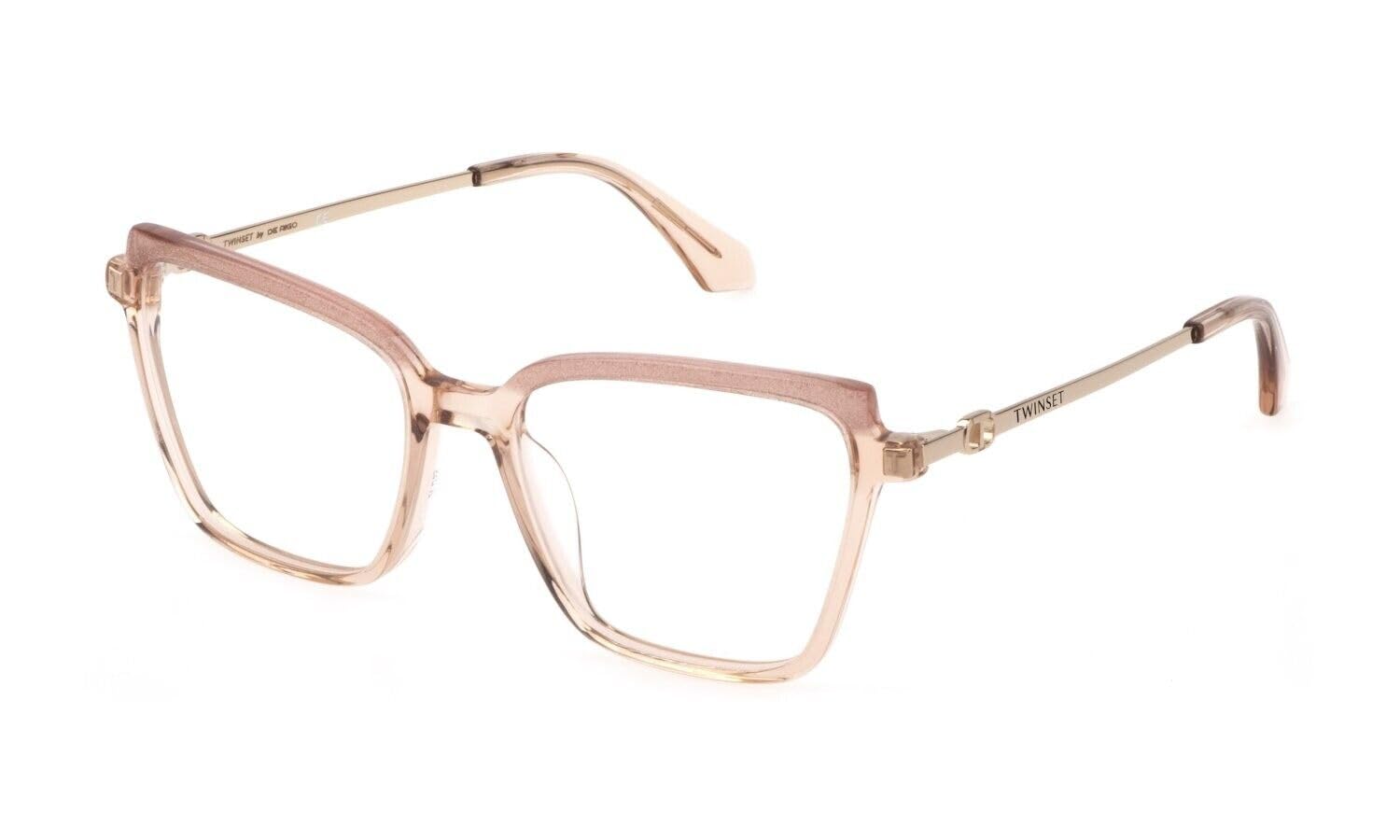 Twinset, Gafas VIS, VTW009V, SHINY TRANSPARENT PEACH