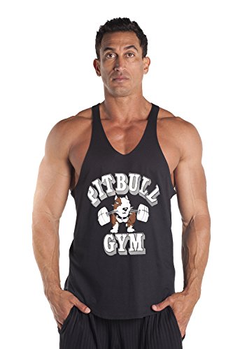 Pitbull Gym "Barbells Stringer Tank Top