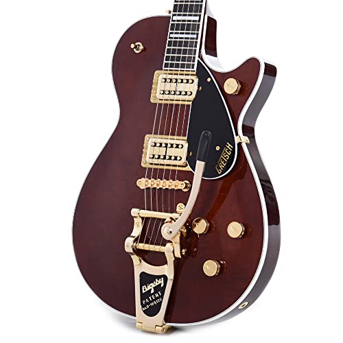 Gretsch G6228TG Players Edition Jet BT Bigsby Gold Hardware Walnut Stain – Guitare Électrique Personnalisée - Les Beatles, Paul McCartney, John Lennon, RIngo Starr, George Harrison Gretsch G6228TG Players Edition Jet BT Bigsby Gold Hardware Walnut Stain - Guitare Électrique Personnalisée – Image 3