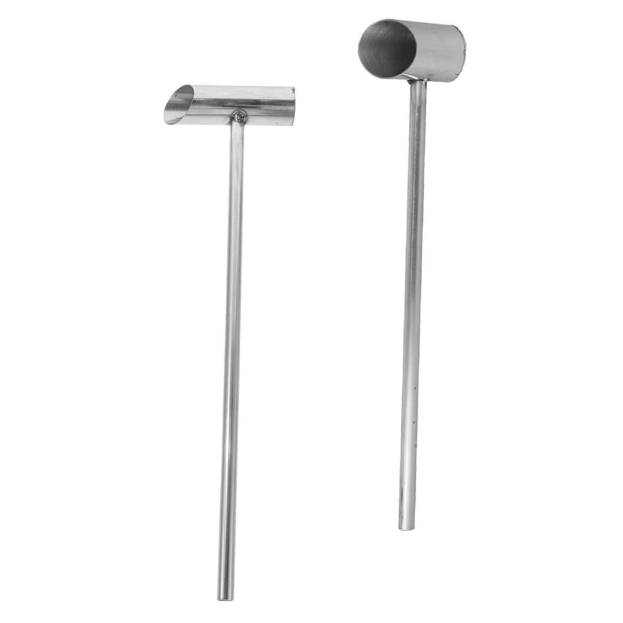 BRIGHTFUFU Multi-function Marshmallow Spoon Cotton Candy Maker Sugar Scoop Reusable Portable Easy to Handle Stainless Steel