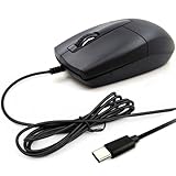 USB C Wired Mouse, Type C Optical Mouse, Portable Silent Comfortable, 1.5 meter/4.9FT Cord Length 1000 D-PI,3 Buttons Ambidextrous Ergonomic Design for iPad,Phone,Laptop,Mac,MacBook,Android,PC,Surface