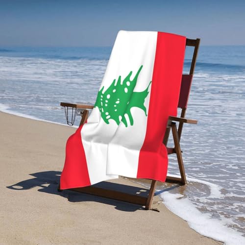 Serviette de bain microfibre Liban 132x81 cm douce drap de douche
