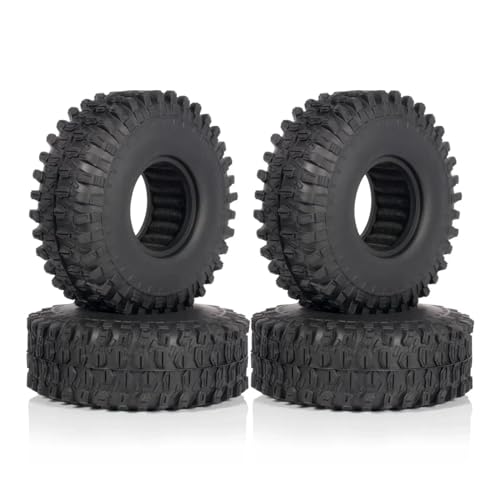 RC�J�[�̃^�C���ƃz�C�[�� Compatible With SCX10 For CAPRA TRX4 Gen8 For Gamde R1 CC01 4 �� 1.9 �C���` �N���[���[ �^�C�� 120mm �S�� �^�C�� 1/10 RC ���b�N �N���[�����O 