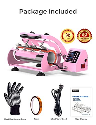 Enjoycolor PINK YJK Pro 20 And 30 Oz Tumbler Heat Press Machine, Tumbler Press Fits 16 Oz 20 Oz 30 Oz Tumblers, Mug Heat Press Diy Sublimation thumb #6