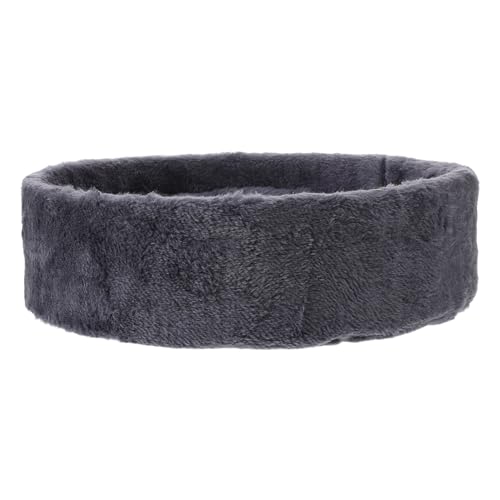 SOIMISS Cama de Repuesto para Árbol de Gatos 30x30 Cm, Nido de Vellón Gris Oscuro, Accesorio Compatible con Hamacas para Gatos, Cama Tipo Cesta Lavable para Suministros y Descanso