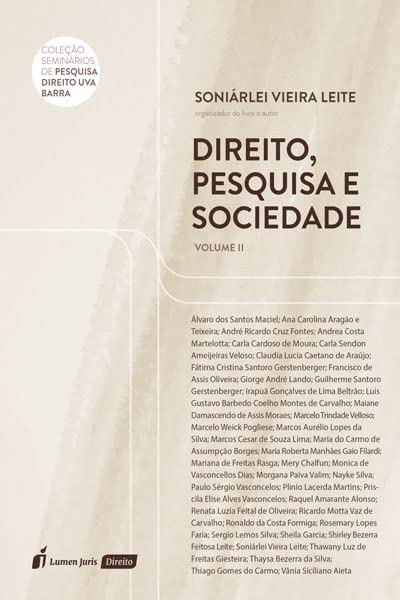 Capa de Direito, Pesquisa e Sociedade - Volume II - 2022