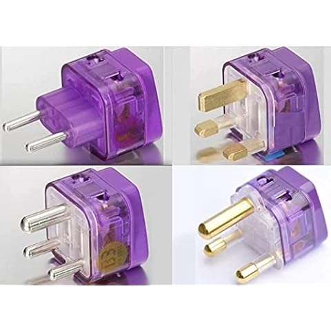 NEW! 4 Pieces AFRICA TRAVEL ADAPTER Pack for ALL countries in AFRICA; SOUTH AFRICA EGYPT MOROCCO TUNISIA KENYA NIGERIA TANZANIA BOTSWANA ZAMBIA NAMIBIA MOZAMBIQUE ZIMBABWE UGANDA RWANDA GHANA Cover