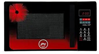 Godrej 23 Litres Convection Microwave Oven (GME 723 CF3 PM, Red Daisy, Multi Distribution Technology)