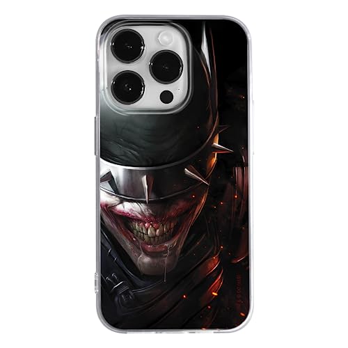ERT GROUP mobile phone case for Iphone 14 PRO MAX original and officially Licensed DC pattern Batman Who Laughs 002 optimally adapted to the shape of the mobile phone, case made of TPU