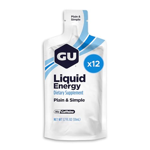 Image of GU Energy, Liquid Energy, Plain and Simple - 12 Count